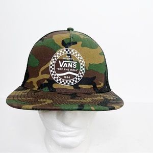 Vans Camo Trucker Hat SnapBack